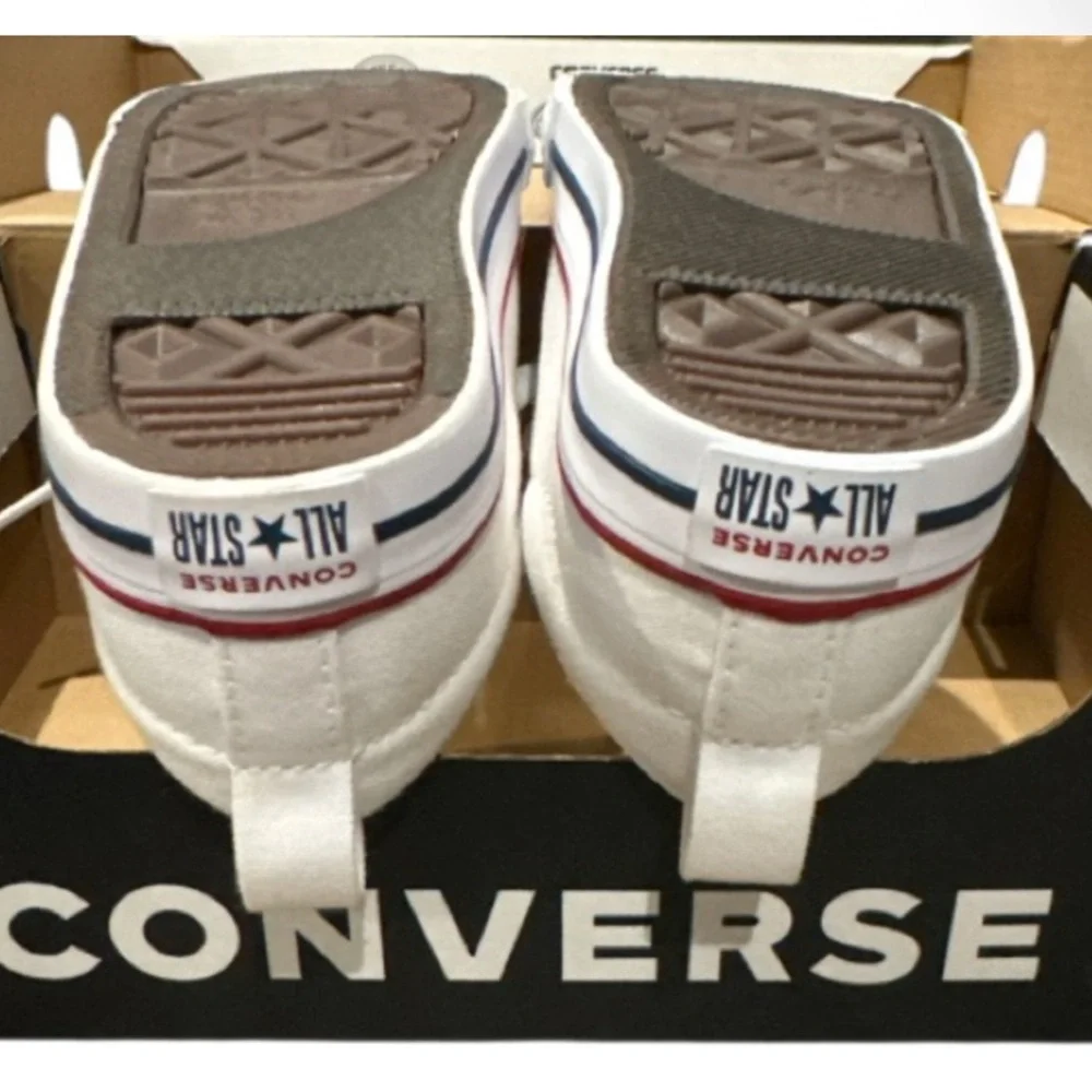 New authentic Converse signature designer canvas kids slip on sneakers 9 display